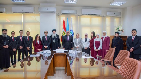 رئيس جامعة طنطا و الأنبا بولا يشهدان إطلاق تطبيق الفلك الداعم لأبطال متلازمة داون