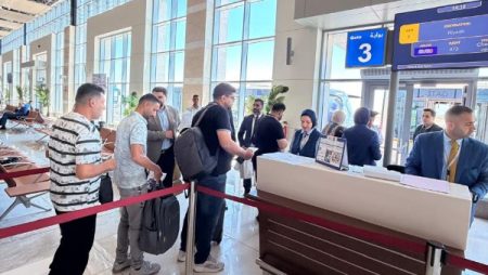 ايركايرو تدشن خطًا جويًا جديدًا بين الإسكندرية والرياض.. صور