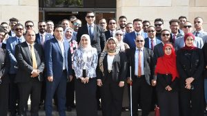 وزير الشباب يلتقي ممثلي “اتحاد بشبابها” قبيل زيارتهم لمركز معلومات مجلس الوزراء