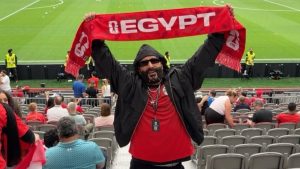 بالهتاف والتشجيع.. أحمد سعد يساند منتخب مصر في المونديال