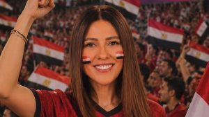مي كساب تحتفل بفوز المنتخب: الفرحة حلوة ربنا يديمها علينا