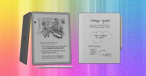 رمي الكمبيوتر المحمول الرقمي (2026): Kindle Scribe، ورق رائع نقي