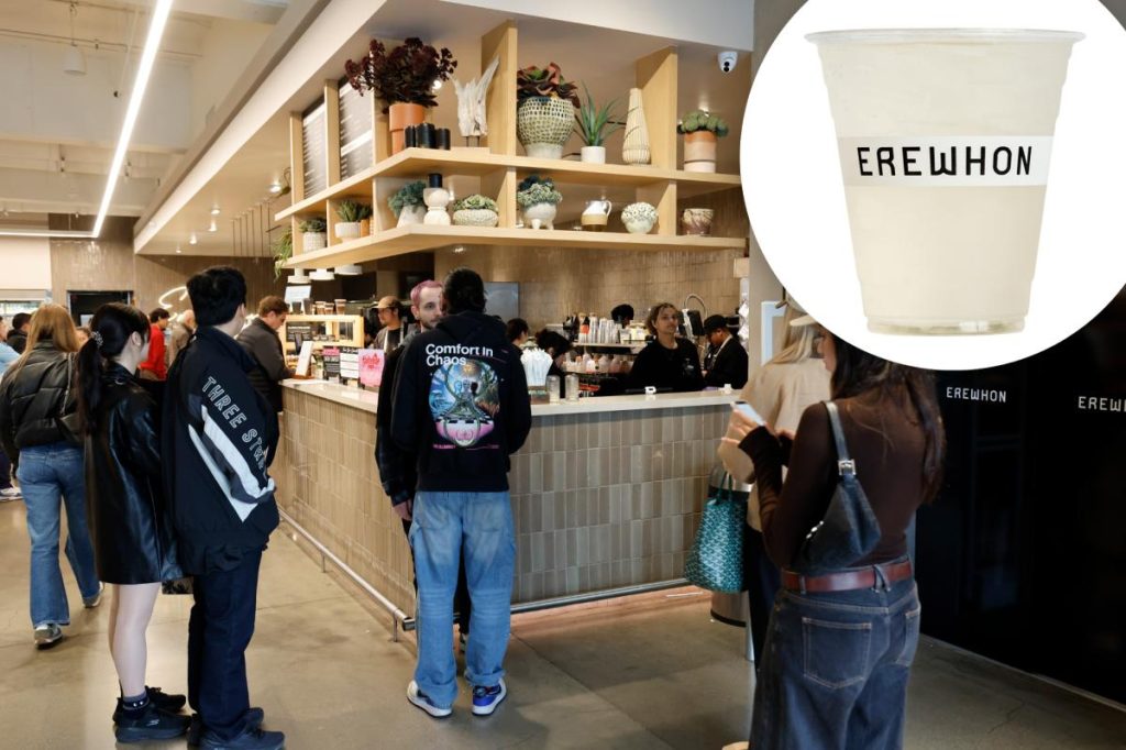 Erewhon يطلق كوبًا من الماء بقيمة 12 دولارًا في بار العصائر
