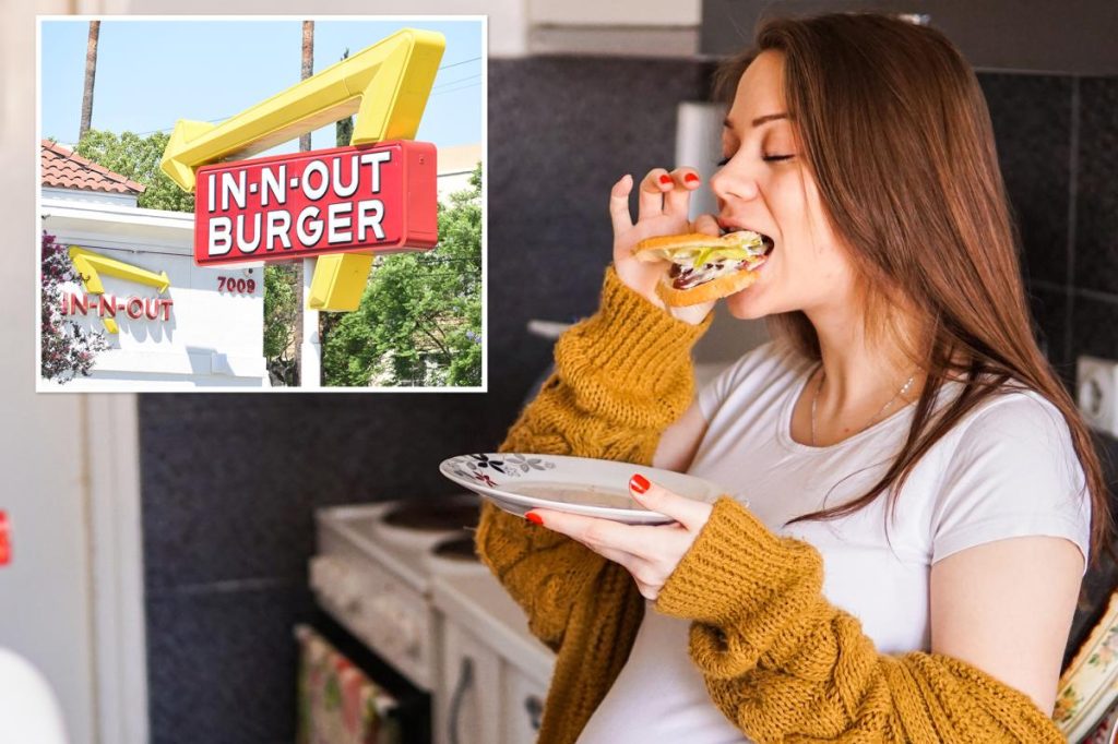 يثير ترتيب In-N-Out الملحمي للمرأة الحامل الرغبة الشديدة في الانتشار عبر الإنترنت