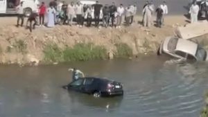 «لحظات لا تُنسى» .. أحمد البنا يروي كيف أنقذ أسرة من الغرق بعد سقوط سيارتهم في ترعة الغربية