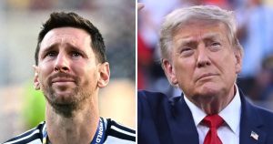 ليونيل ميسي متهم بتجاهل الرئيس دونالد ترامب في لحظة فيروسية بعد كأس العالم