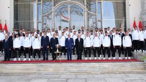 ياسر إدريس: تكريم الرئيس للمنتخب أسعد المصريين.. ورسالة بأن الدولة تقف خلف أبطالها