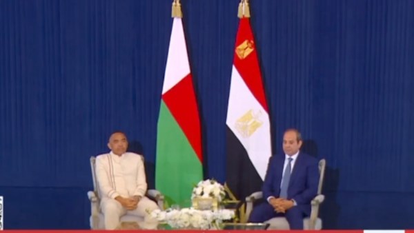 رئيس مدغشقر: نقدر دعم مصر لتنفيذ خارطة الطريق في بلادنا