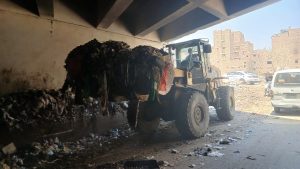 استهدفت شارع المجزر الآلي ونفقي التربيع والريحاني.. جهود مكثفة لرفع كفاءة النظافة في الهرم