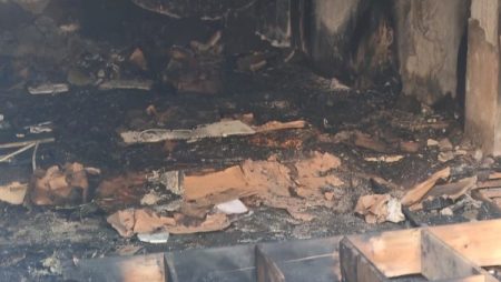 ميلون جنيه خسائر .. حريق يلتهم معرض أدوات كهربائية بالمنوفية