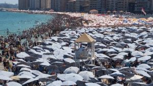 بنسبة 100%.. إشغال كامل بشواطئ القطاع الشرقي والهانوفيل المجاني