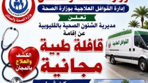 صحة القليوبية تنظم قافلة طبية مجانية بقرية طحلة في بنها