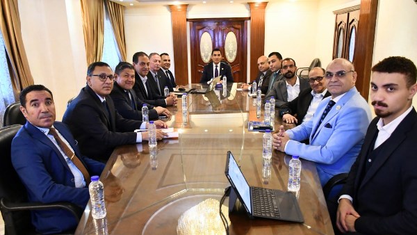 جوهر نبيل يستقبل الاتحاد العربي للتسويق والاستثمار لبحث مشروعات الاستثمار الرياضي
