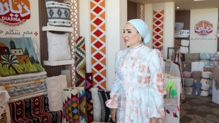 السيدة انتصار السيسى تعرب عن سعادتها بلقاء السيدة الأولى لجمهورية الجبل الأسود