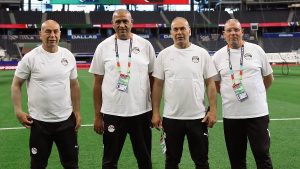 الجهاز الفني لمنتخب مصر يتفقد أكبر ملاعب كأس العالم قبل مواجهة أستراليا