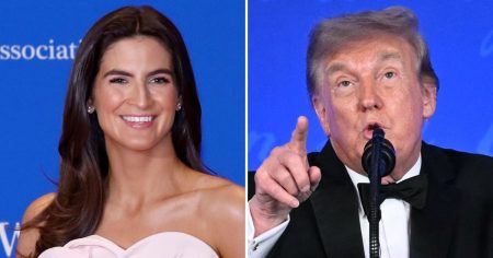 يبدو أن كايتلان كولينز من CNN تستجيب لدونالد ترامب الذي قارنها بممثلة متحولة في WHCD