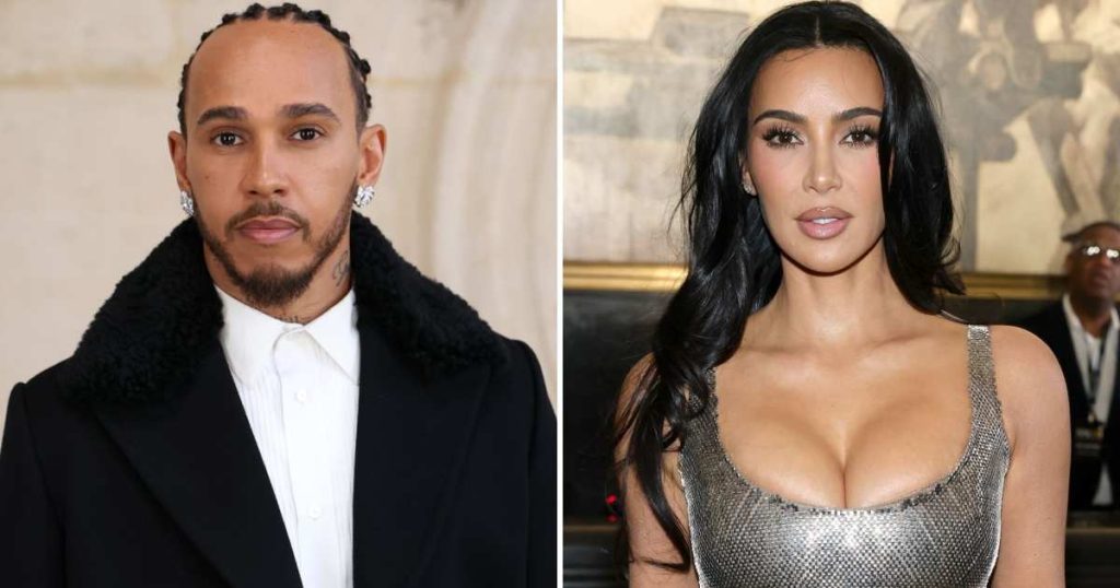 لويس هاميلتون يؤكد أنه “رجل أكثر سعادة” بسبب صديقته كيم كارداشيان