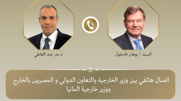 وزير الخارجية لنظيره الألماني: ضرورة تكثيف الجهود الدولية لوقف التصعيد