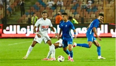 الزمالك يهزم منتخب السويس بتروجت بثنائية في الدوري