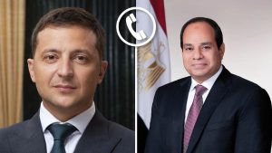 الرئيسان السيسي وزيلينسكي يبحثان دفع التعاون التجاري والاقتصادي وإنهاء الحرب الروسية الأوكرانية