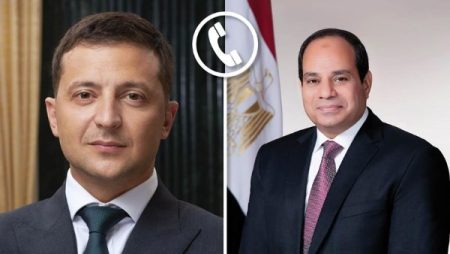 الرئيسان السيسي وزيلينسكي يبحثان دفع التعاون التجاري والاقتصادي وإنهاء الحرب الروسية الأوكرانية