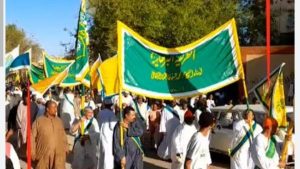 تجهيز أماكن الاحتفال بذكرى المولد النبوي الشريف بأسوان