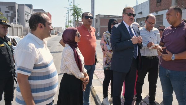 محافظ بورسعيد يتابع أعمال تطوير ورفع كفاءة 18 عمارة بديل عشوائيات بمنطقة القابوطي بحي الضواحي محافظ بورسعيد يتابع أعمال تطوير ورفع كفاءة 18 عمارة بديل عشوائيات بمنطقة القابوطي بحي الضواحي