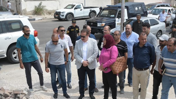 محافظ بورسعيد يتابع أعمال تطوير ورفع كفاءة 
