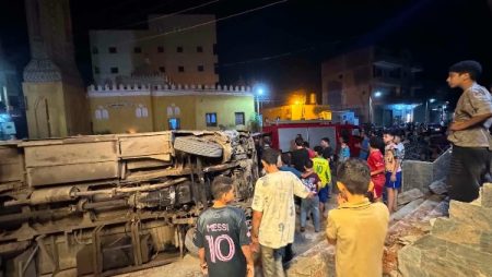 النيابة تحقق مع سائق أتوبيس الغربية وحفيده بعد حادث حصة شبشير المأساوي