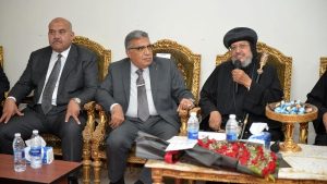 محافظ الدقهلية ومدير الأمن يشهدان الاحتفال بذكرى مولد الشهيد مارجرجس بميت دمسيس