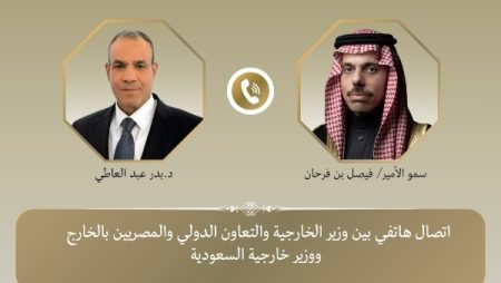 وزير الخارجية ونظيره السعودي يؤكدان دعم أمن المملكة وحرية الملاحة في البحر الأحمر وباب المندب