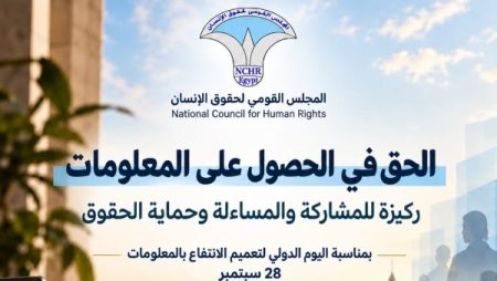 القومي لحقوق الإنسان: الحصول على المعلومات ركيزة للمساءلة وحماية الحقوق