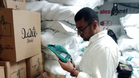 ضبط سلع غذائية مجهولة المصدر داخل مخازن وثلاجات غير مرخصة بالأقصر