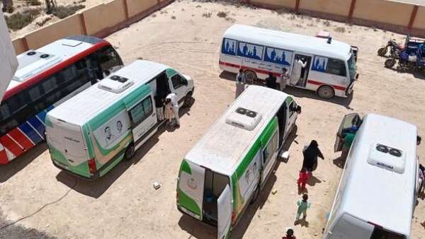 صحة مطروح تنظم 2 قافلة طبية مجانية متعددة التخصصات بمدن النجيلة ومرسي مطروح