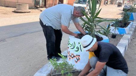 “خطوة لقرية أفضل” مبادرة للارتقاء بالمظهر الحضاري بقري فارسكور بدمياط