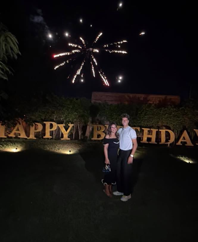 May be an image of fireworks and text