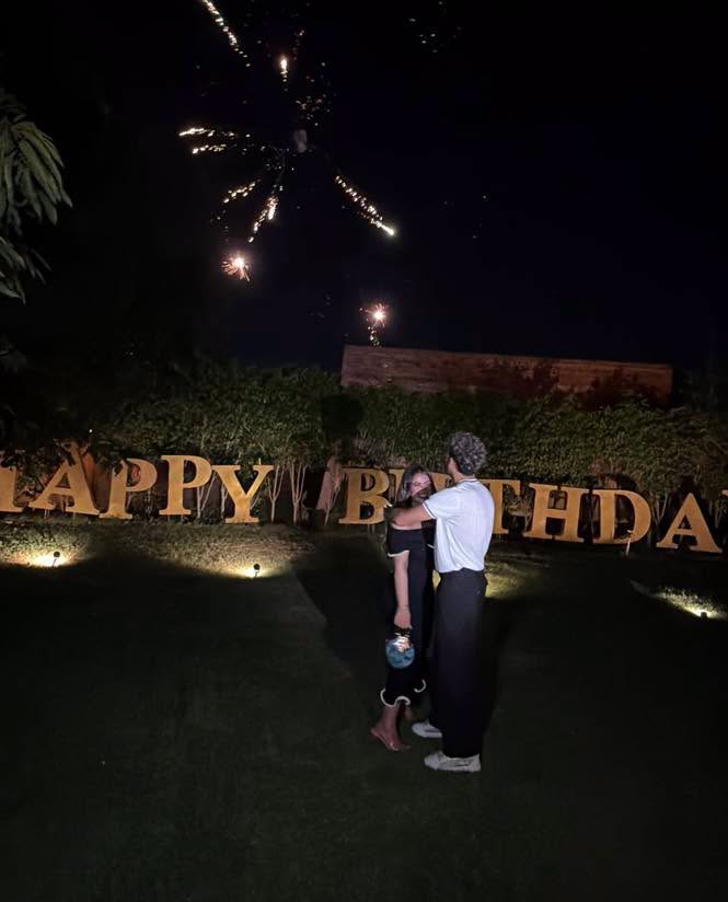 May be an image of fireworks and text