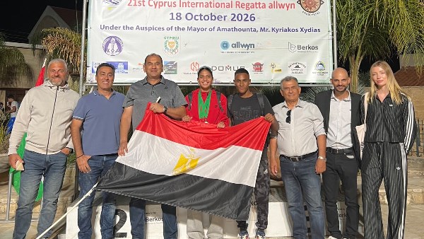 مصر تحصد 3 ميداليات في بطولة قبرص الدولية للكانوي والكياك بمشاركة 11 دولة