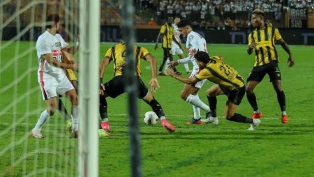 محمد حمد رجل مباراة الزمالك والمقاولون العرب