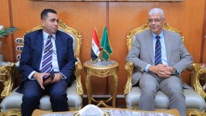 جامعة المنوفية تستقبل وحدة إدارة مشروعات تطوير التعليم العالي لمتابعة مشروعات تأهيل المعامل للاعتماد