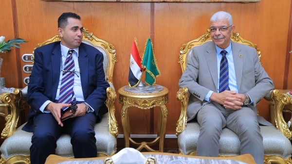 جامعة المنوفية تستقبل وحدة إدارة مشروعات تطوير التعليم العالي لمتابعة مشروعات تأهيل المعامل للاعتماد