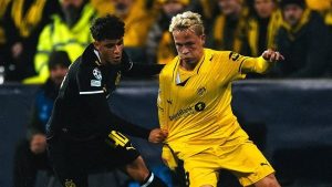 بودو جليمت يصعق دورتموند بهدف نظيف في دوري أبطال أوروبا