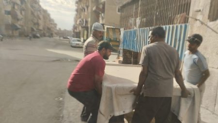 بورسعيد.. حملة لازالة الإشغالات والتعديات بمنطقة عمرو بن العاص