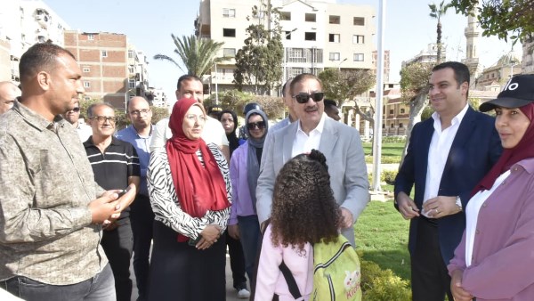 محافظ بورسعيد يوجه بإنهاء تطوير حديقة سعد زغلول بحي العرب خلال أسبوعين