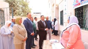 محافظ دمياط يتفقد الوحدة الصحية بـ العطوي للاطمئنان على مستوى الخدمات