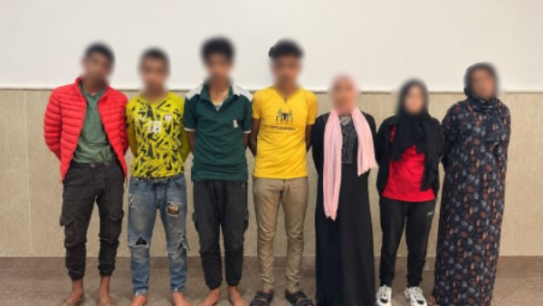 القبض على 7 أشخاص يتعاطون المخدرات داخل مبنى مهجور بكفر الشيخ