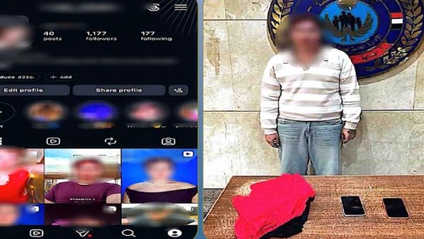 يرتدى ملابس نسائية.. القبض على شاب يحرض على الفجور بالجيزة