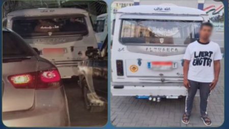 ضبط سائق ميكروباص لتعطيل الحركة المرورية في سوهاج