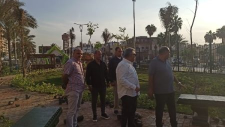 محافظ الدقهلية يتفقد جزيرة الورد بالمنصورة ويوجه باستدامة تطويرها والحفاظ عليها لخدمة المواطنين