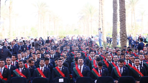 وزير العدل يشهد أداء اليمين القانونية لمعاوني النيابة العامة الجدد| صور